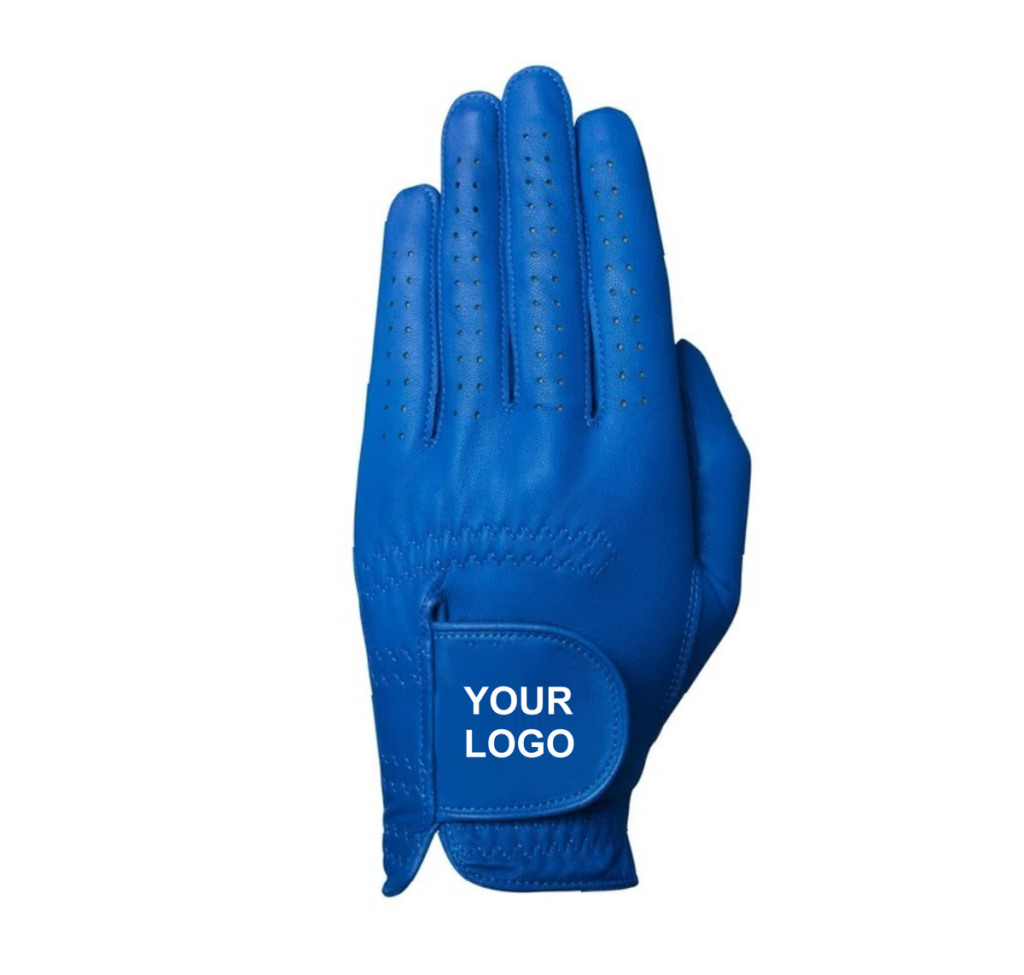 Premium Quality Cabretta Leather Breathable Golf Gloves – Left Hand Hook & Loop Closure, Custom Packaging OEM Sports Gloves