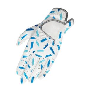 Professional Men’s Golf Gloves – Custom Fit Cabretta Leather, Anti-Slip Palm with Hook & Loop Adjustable Wrist Closure