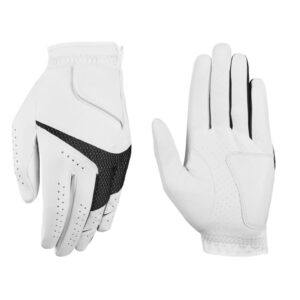 All-Weather Rain Grip Golf Gloves – Left & Right Hand Fit, Cabretta Leather, Low Price Durable Anti-Slip Sports Gloves