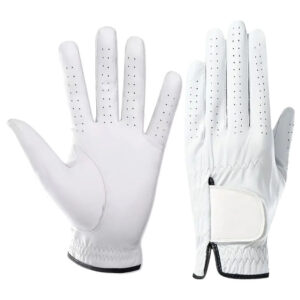 Wholesale Real Cabretta Leather Golf Gloves – Breathable Left Hand Custom Golf Glove (Unisex)