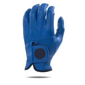 Customized Logo Premium Leather Golf Gloves for Men – Soft Breathable Comfortable Anti-Slip Player Gloves Wholesale Quality