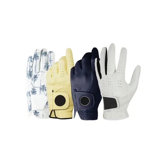 Wholesale Custom Logo White Sheepskin Golf Gloves for Men – Adjustable Hook & Loop Strap, Outdoor Use, Premium Personalized Golf Gloves - Imagen 6