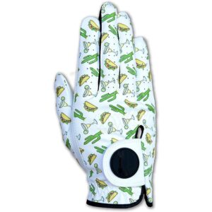 Wholesale Premium Cowhide Cabretta Leather Golf Gloves Fashion Custom Logo Waterproof Soft PU Synthetic Leather Sports Gloves