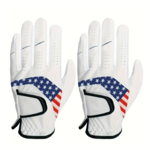 Wholesale Waterproof Left Hand Cabretta Leather Golf Gloves – Unisex, Multiple Sizes, Premium American Style