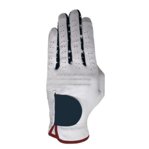 YOPRAL Professional Golf Gloves Reinforced Palm Cabretta Leather Anti Slip Breathable Custom Size OEM ODM